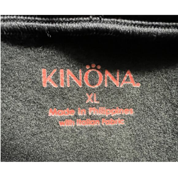 KINONA WOMENS SIZE XLARGE GOLF SPORT SKIRT UPF 50+ ZIP POCKETS BLACK WHITE NWT - Picture 3 of 13